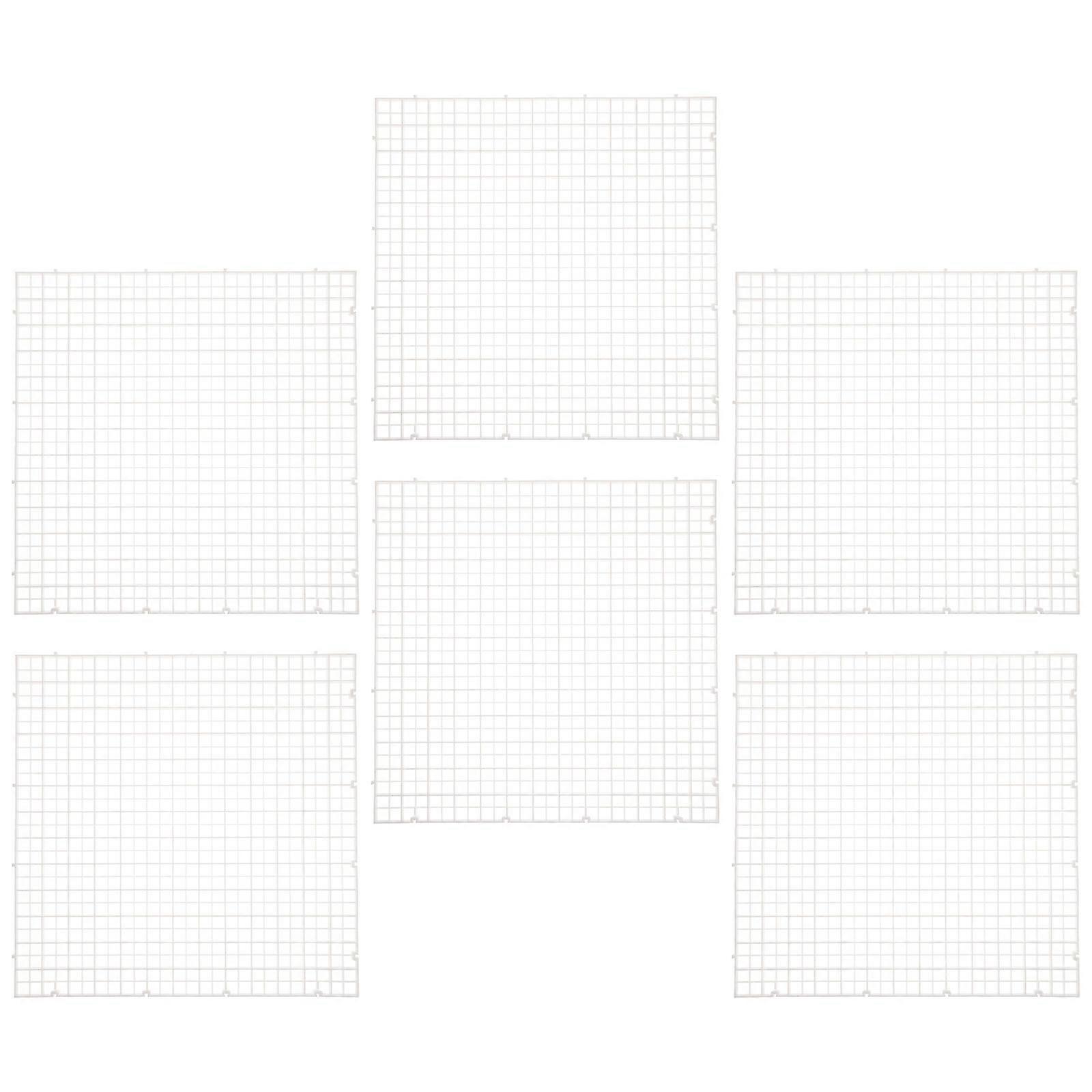 Tank Divider Plates White Color 30X30cm For Increasing Survival Rate In Aquarium 6Pcs