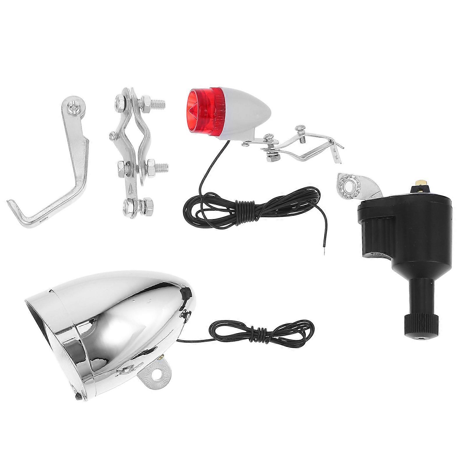 Bike Accessories For Adult Bikes Lights Generator Friction Dynamo Night Riding Plastic 1Set