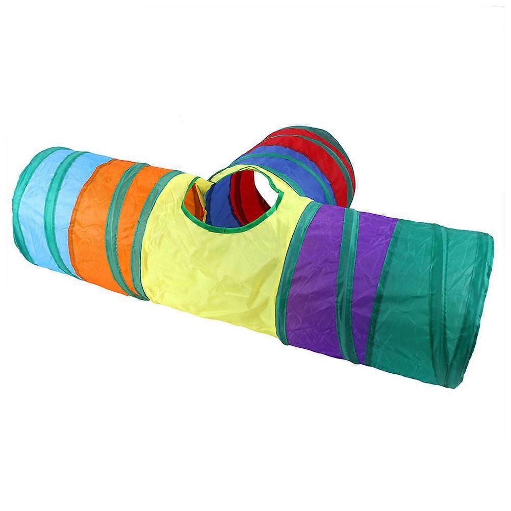 The **"1pc Funny Cat Tunnel Folding Cat Tent With Three Entrances For Interactive Play Space Saving Design For Relaxation And Fun"** is a fun and