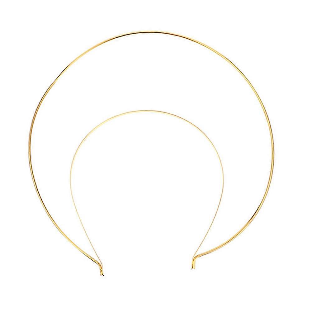 2pcs Creative Double Layer Crown Hair Hoops Headband Photography Props