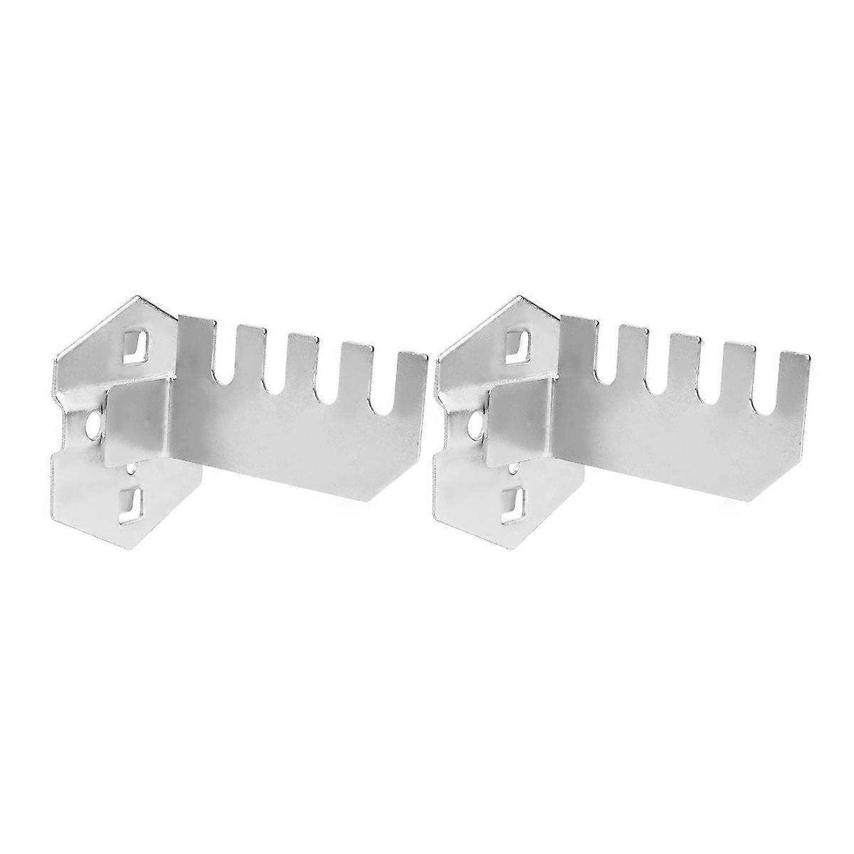 Mobile Shelf Hook Holder for Hanging Use 2Pcs Steel Storage Rack