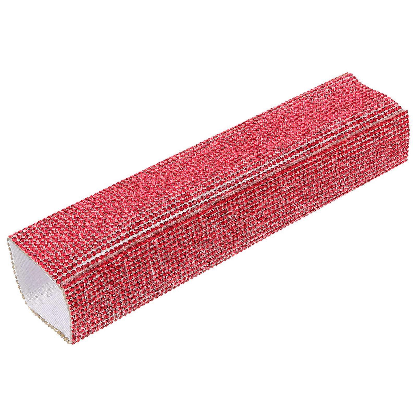 Diamond Mic Handle Sleeve for Protection Use Cordless Microphone Cover Red
