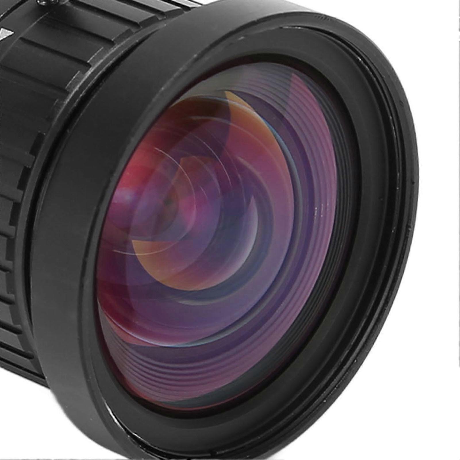 C Mount Lens 4mm Focal Length 10MP Low Distortion Manual Aperture for Industrial Camera