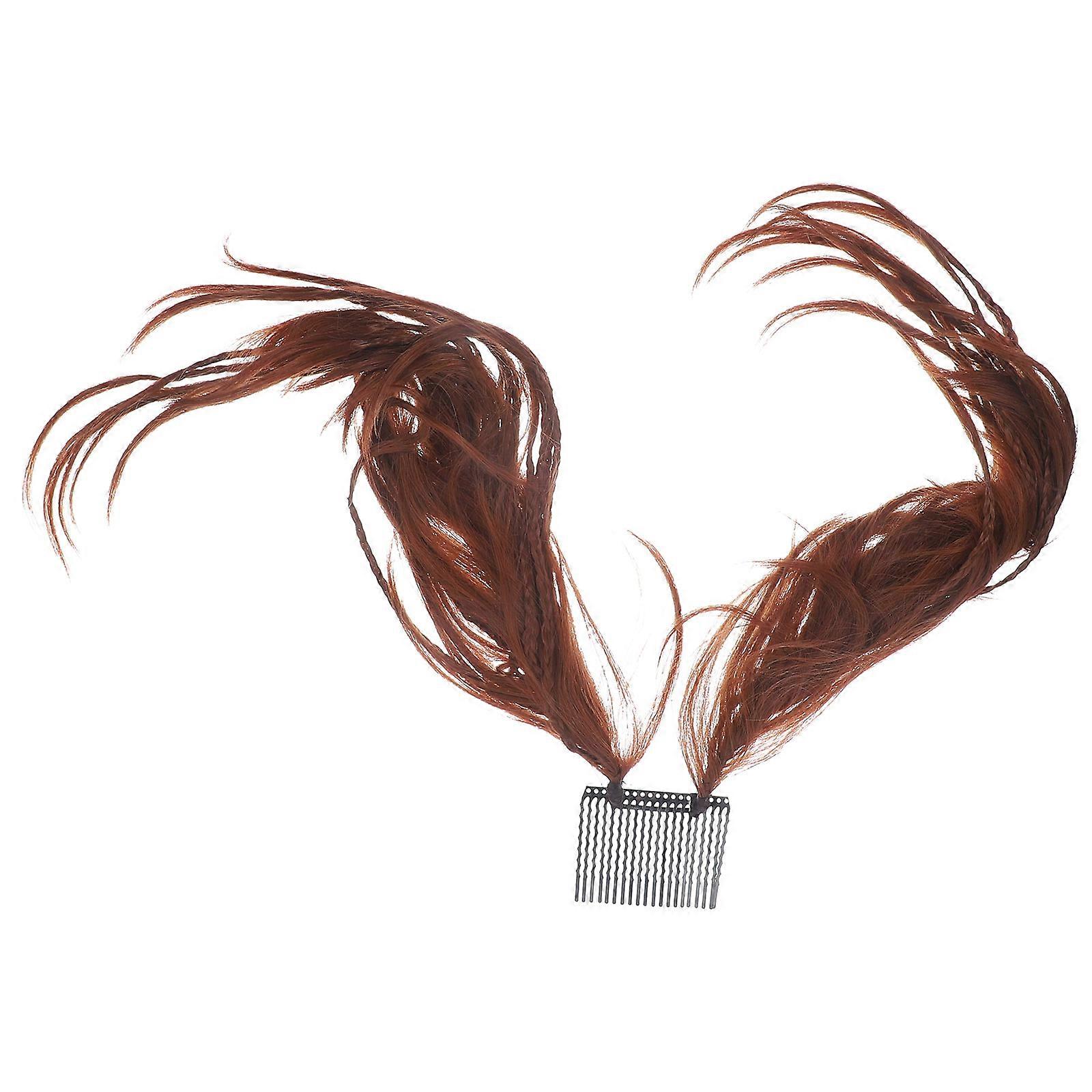 Durable Elegant Synthetic Hair Extension Comb for Women's Messy Bun Ponytail Updo Styles