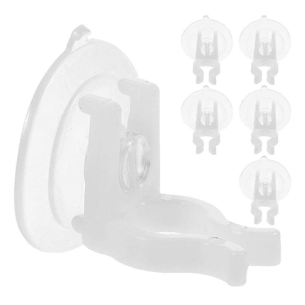 Christmas candle Holder Clamps with Strong Suction Cups for Window Candles and LED Taper Sticks White PVC