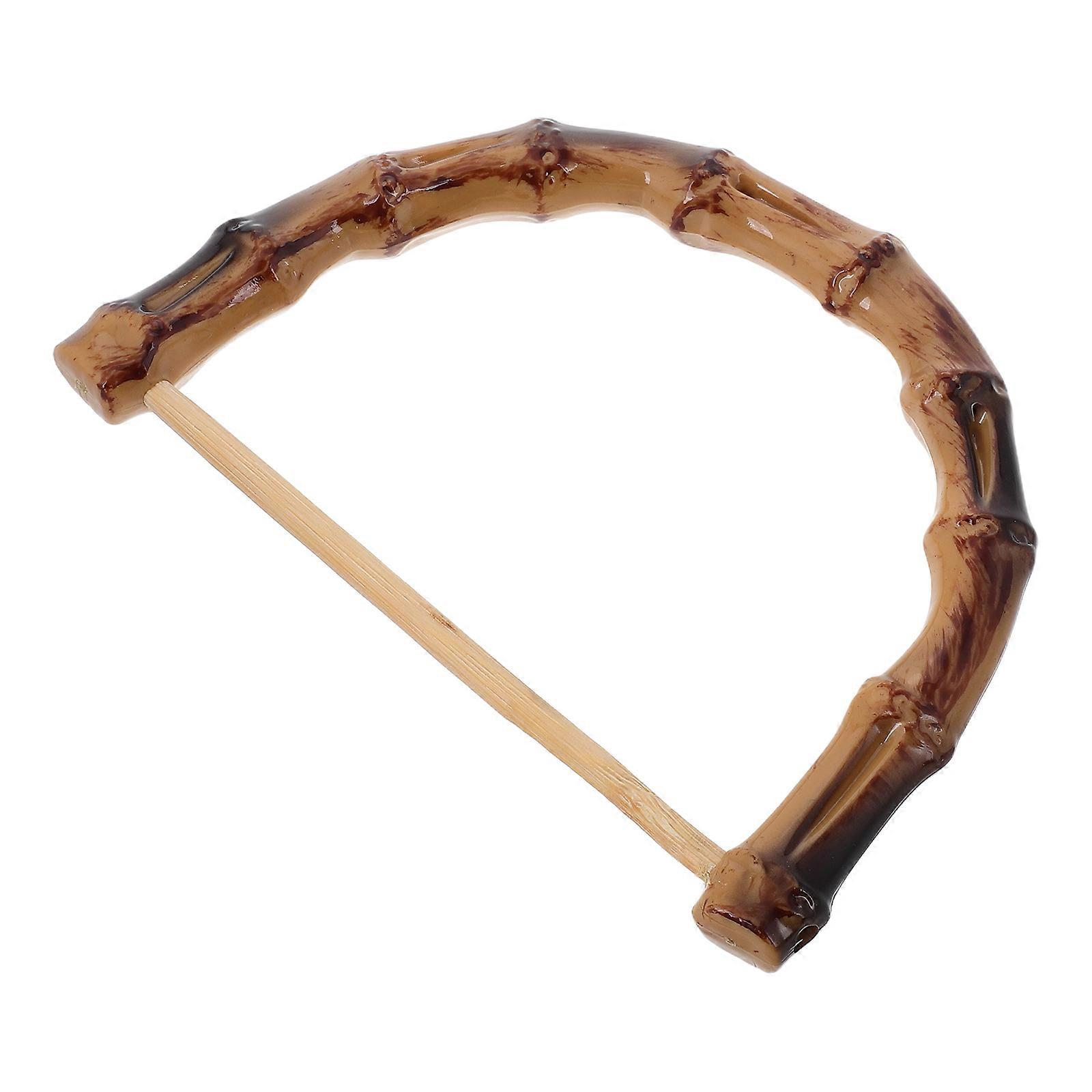 Bamboo Style Decorative Handbag Handles Acrylic Purse Replacement for Tote Bags & Wallets, Versatile Fashion Upgrade for Everyday & Special Occasions