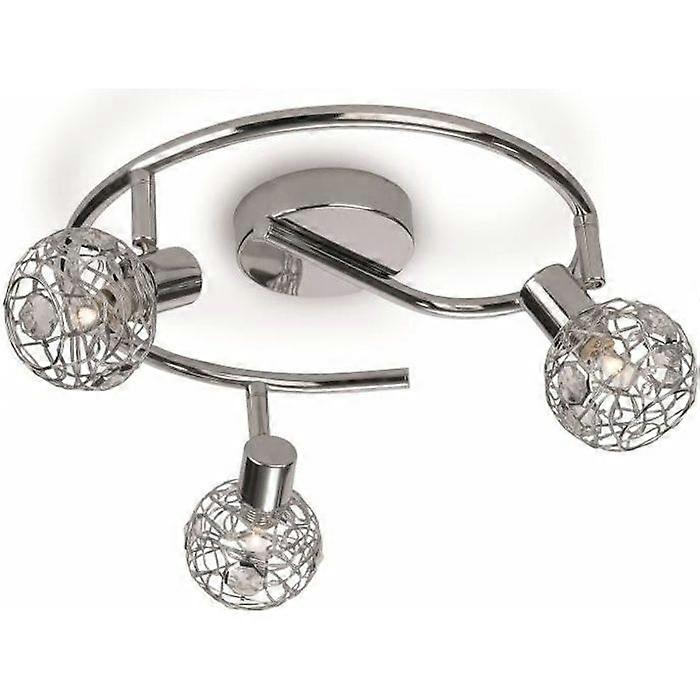PHILIPS 3-light ceiling light Hosta 3x28W chrome