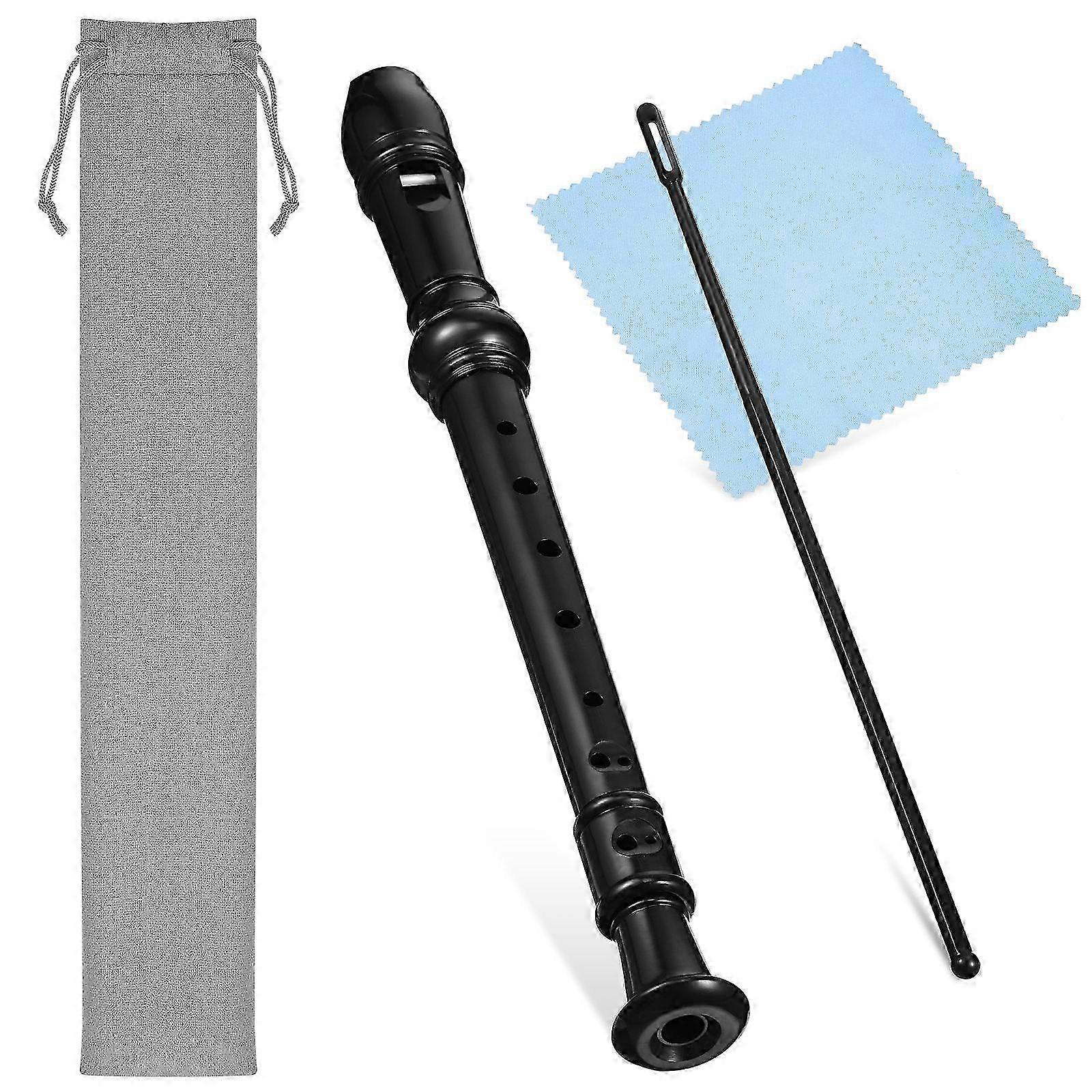 Clarinet Recorder Flute 8 Hole Design Any Occasion Simple Style Abs Resin Material English Sheet Music 1Set