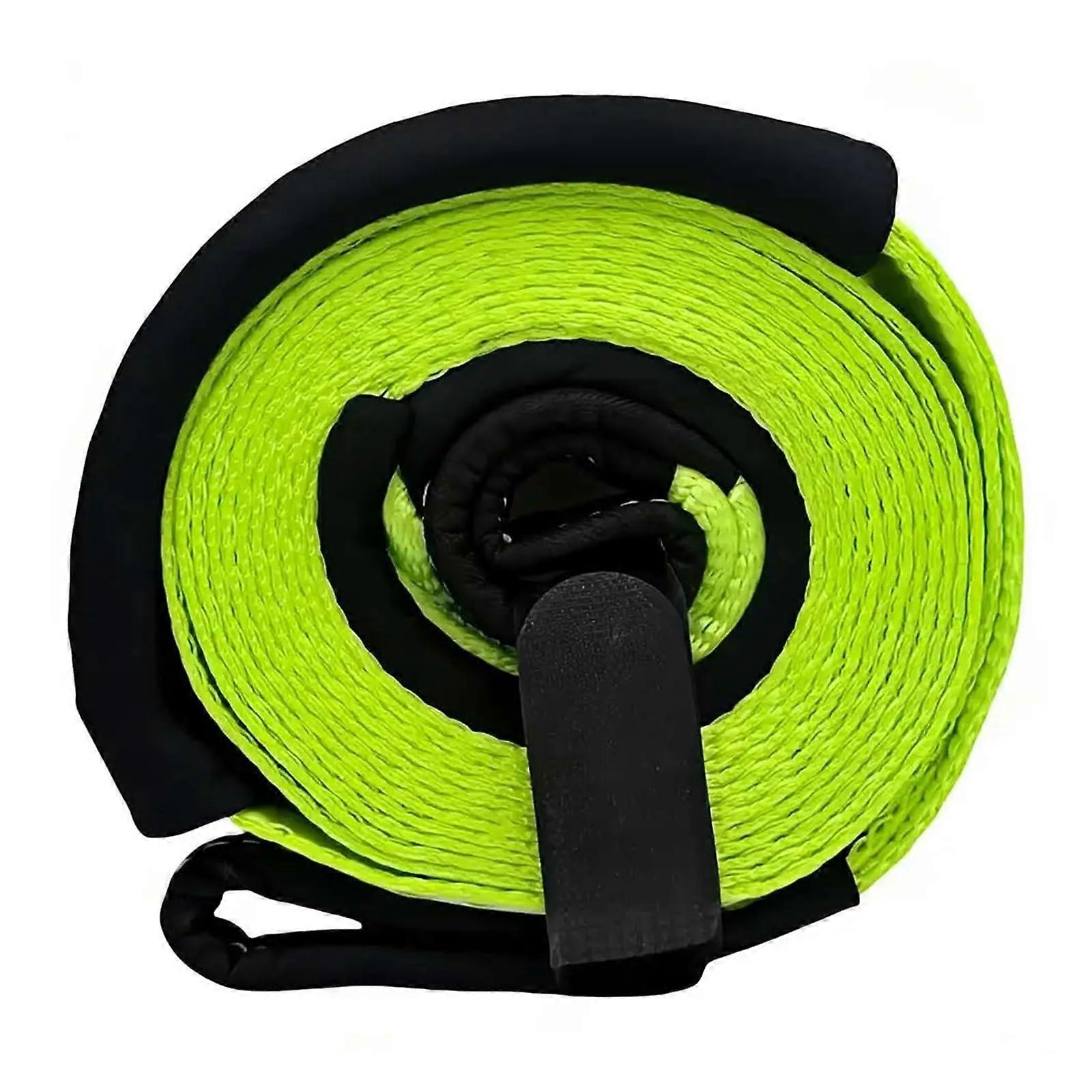 4x4 Off Road Trailer Winch with Heavy-Duty Double-Layer Recovery Pull Rope for Vehicle Towing and Traction