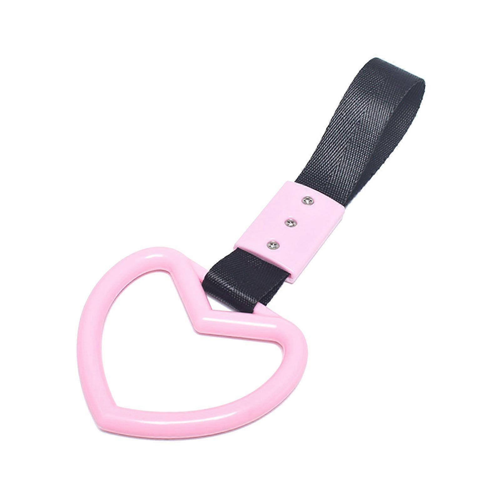 Car bumper handle strap heart shaped plastic universal warning ring sturdy