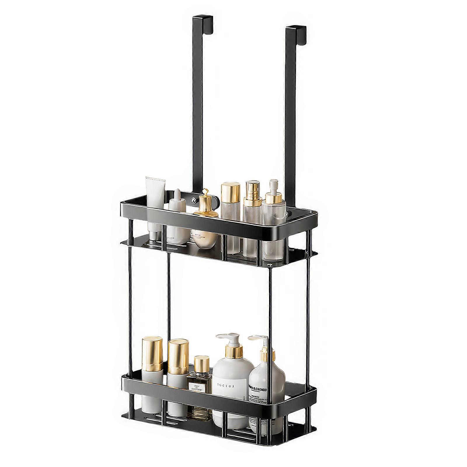 No-Drill Wall Mount Shelf Double Layer