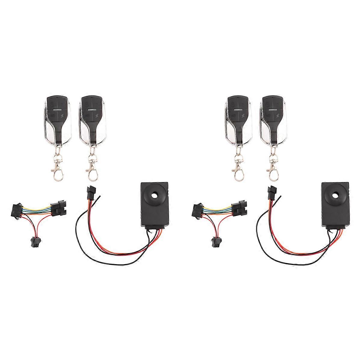 2X Electric Scooter Anti-Theft Device Vibration Alarm System Support Vehicle Search Function for 36-