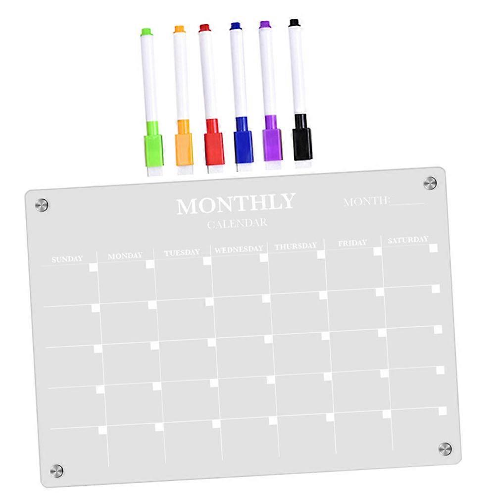 1 Schedule Plan Board Message Clear Board Acrylic Plan Board