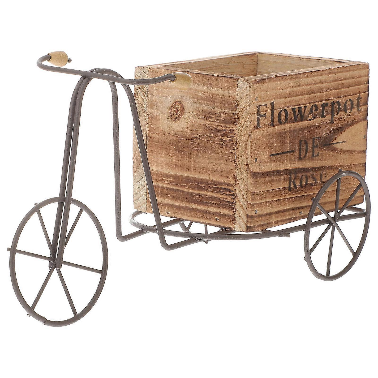 Handy Flower Box, Versatile Wooden Piece for Creative Display Solutions