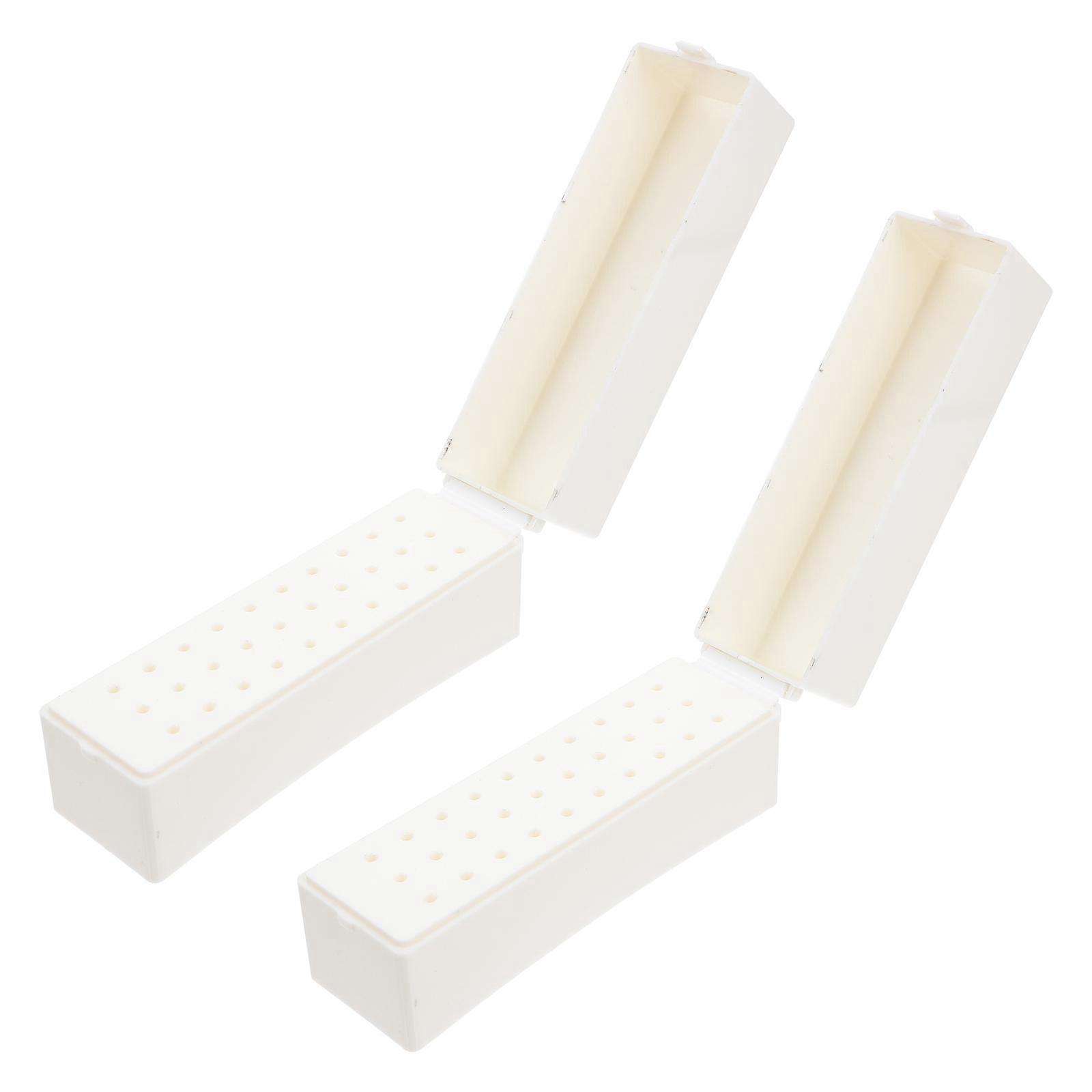 Nail Container with Stable Structure, Safeguards Drill Bits in Salons