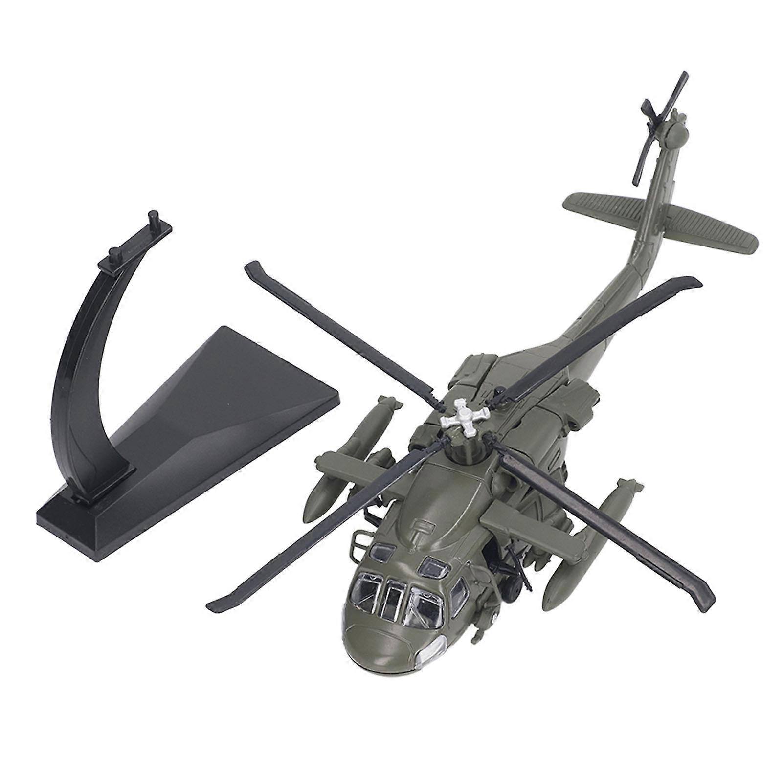 Alloy Diecast Sound Light Armed Helicopter Model Toy Kid Attack Helicopter Toy Home Decoration Type 2