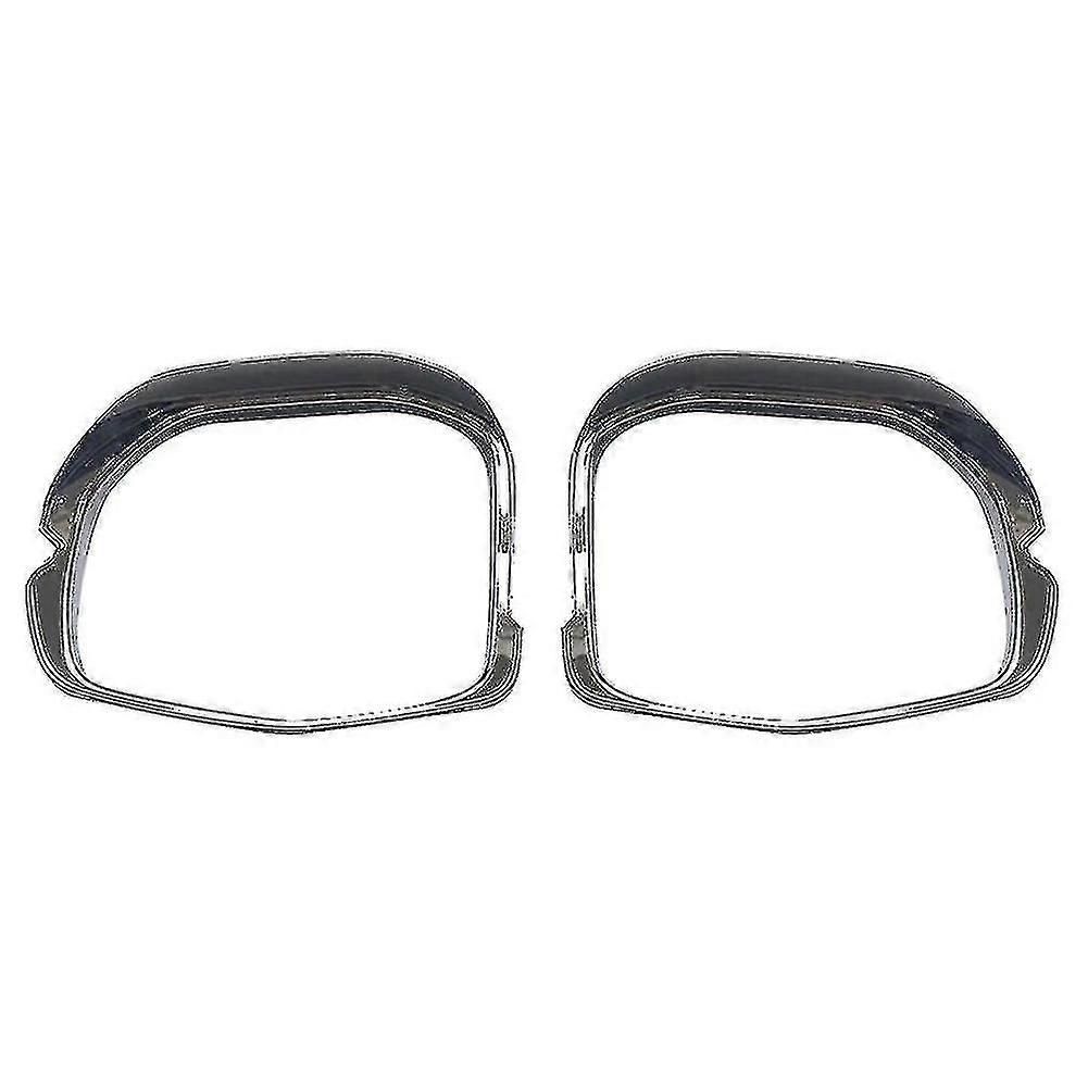 Car Chrome Silver Rearview Mirror Rain Eyebrow Cover Frame For -v Xrv Xr-v 2022 2023
