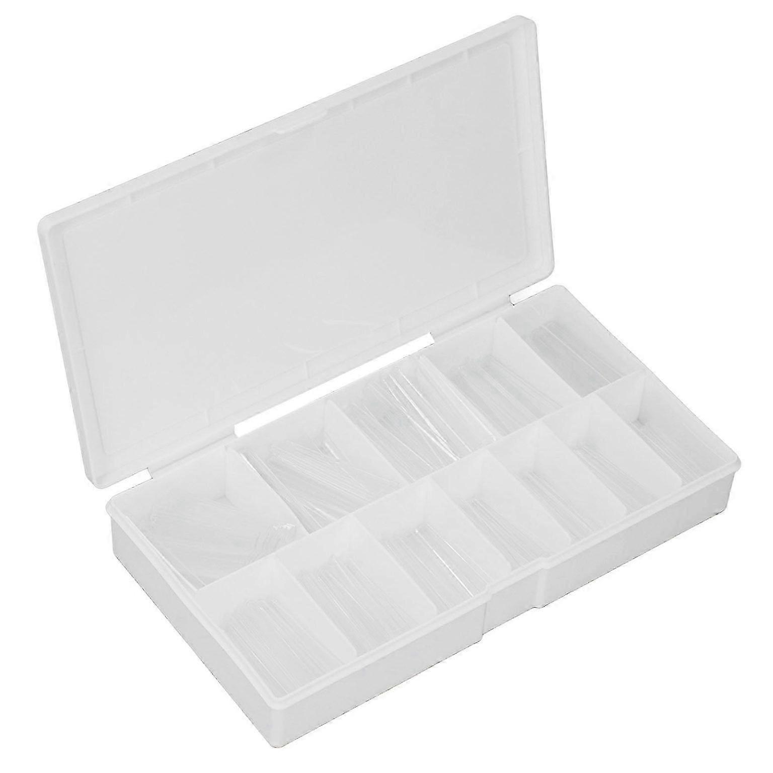 300PCS Clear Nail Tip Extensions - Artificial Fake Nails Set