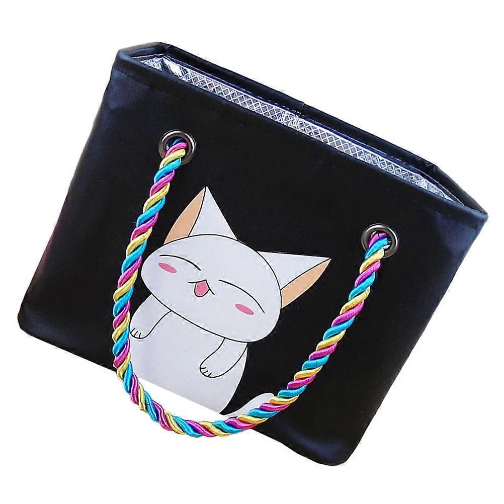 Practical Swimming Bathing Basket Storage Pouch For Gym And Outdoor Use With A Stylish Design Black 1Pc