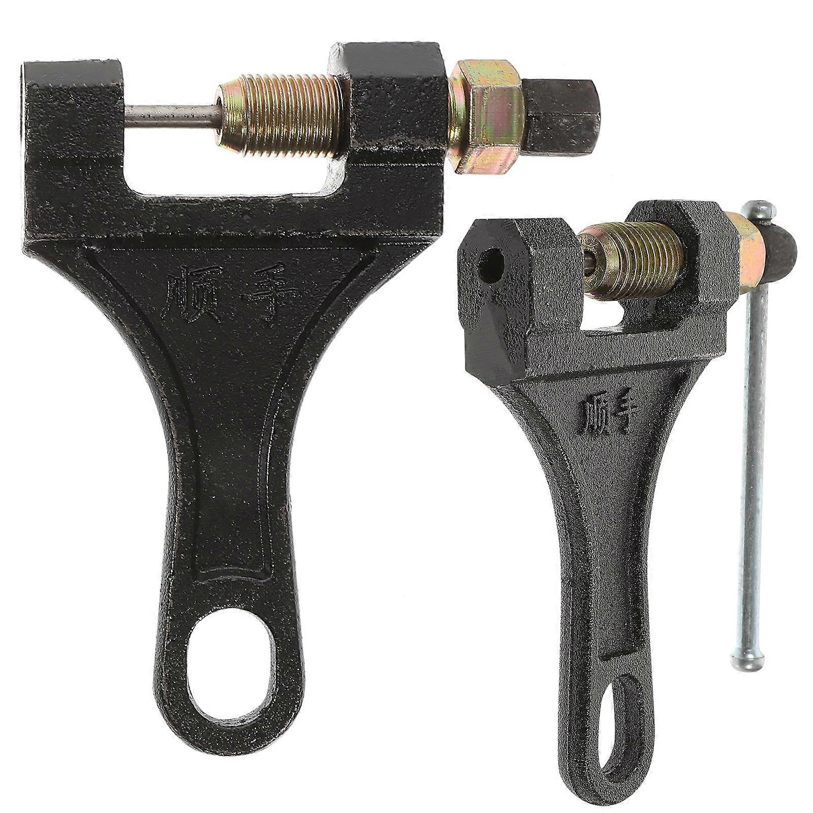 Link Removal Tool 2Pcs For Motorcycle Chain Maintenance Practical For Dirt Bike And ATV Users Sturdy Iron Construction Assorted Color