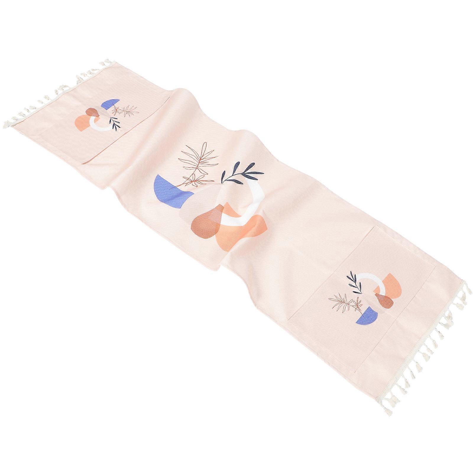 Dustproof Washing Machine Cover For Household Users 140X45Cm Pink Simple But Delicate Color 1Set