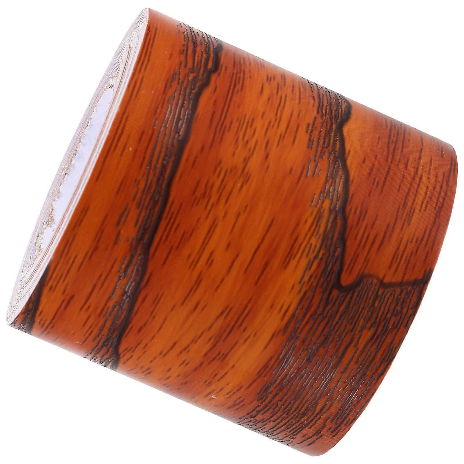 Wood Grain Peel and Stick Wallpaper Self Adhesive Sticker for Home Decor Multi PVC