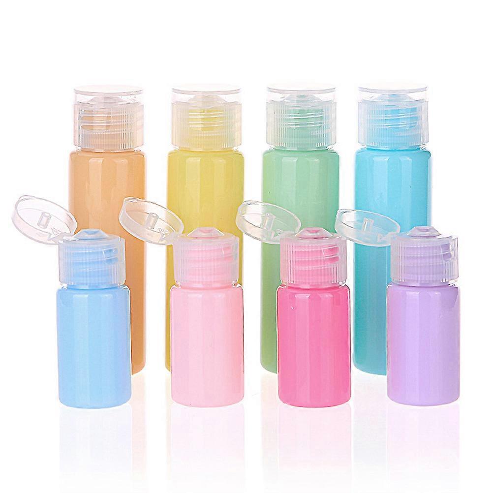 Flip-cover Style 30ML Travel Bottles 20Pcs Spill-proof Clamshell Design For Travel And Camping Needs