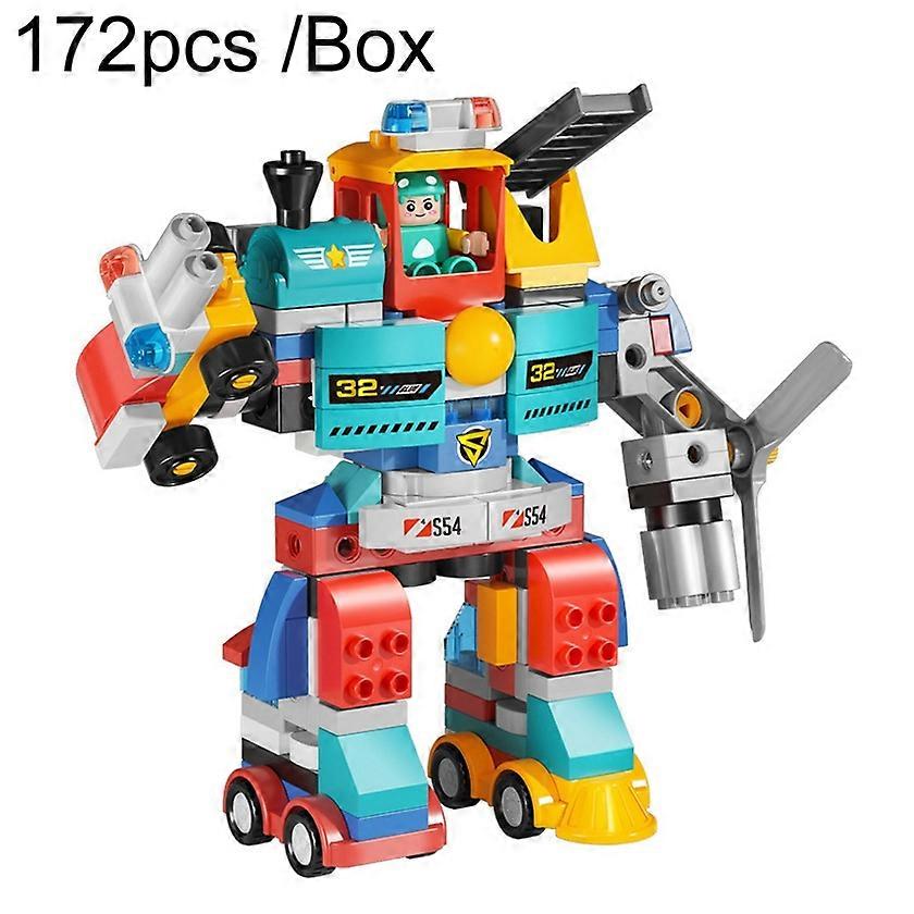 Variable Robot Car Building Block Toys Children Educational Assembling Toys 172pcs /Box