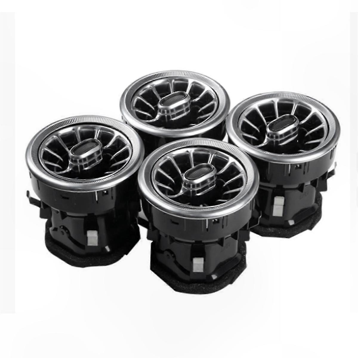 4PCS Car Dashboard AC Vent Grille Assembly for  A4478308502 Air Conditioning Front Vents Replacement Trim