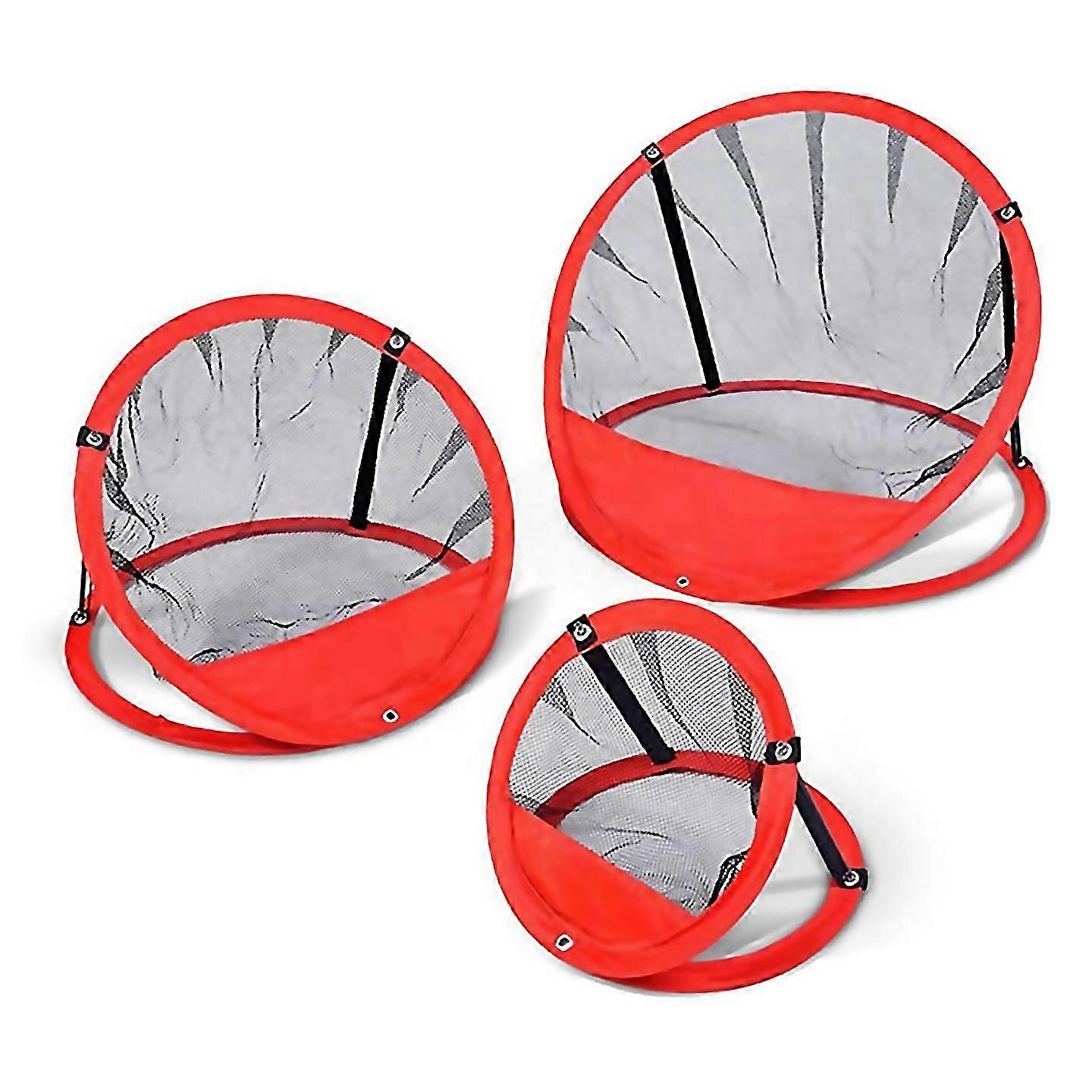 For 3pcs foldable golf chipping practice net foldable cages target system