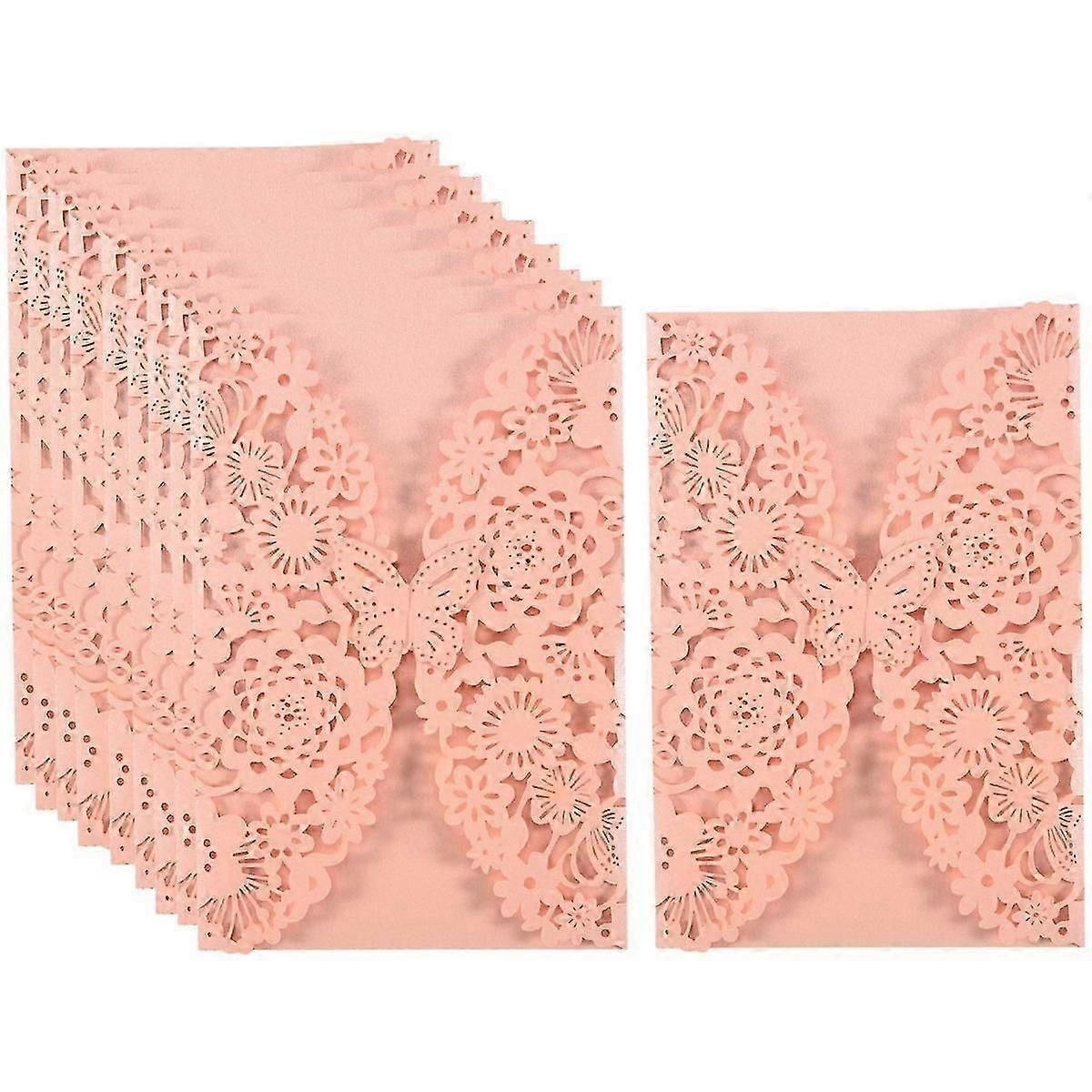 Wedding envelope set for delicate carved butterfly design