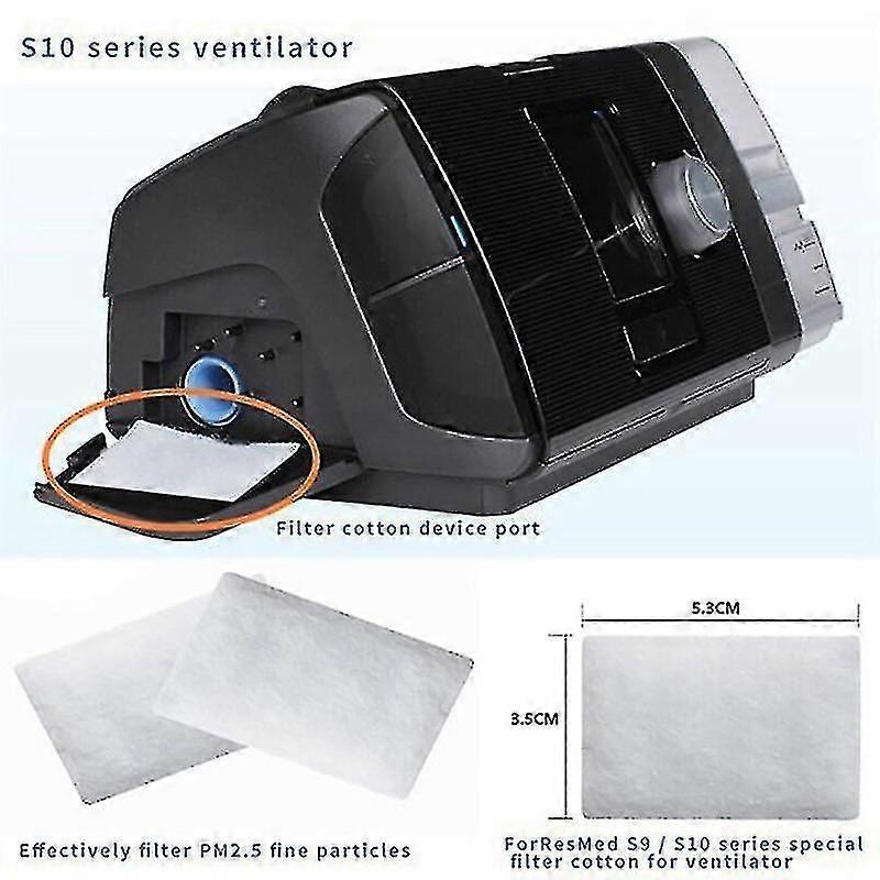 30pcs Disposable Air Filters for Resmed Airsense 10 Aircurve10 S9 Replacement Filters