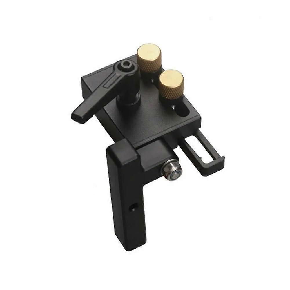 Aluminum alloy Ttrack with movable scale, 30–50cm in length, silver sliding slot for woodworking, 1 pc (Track Stop Right).