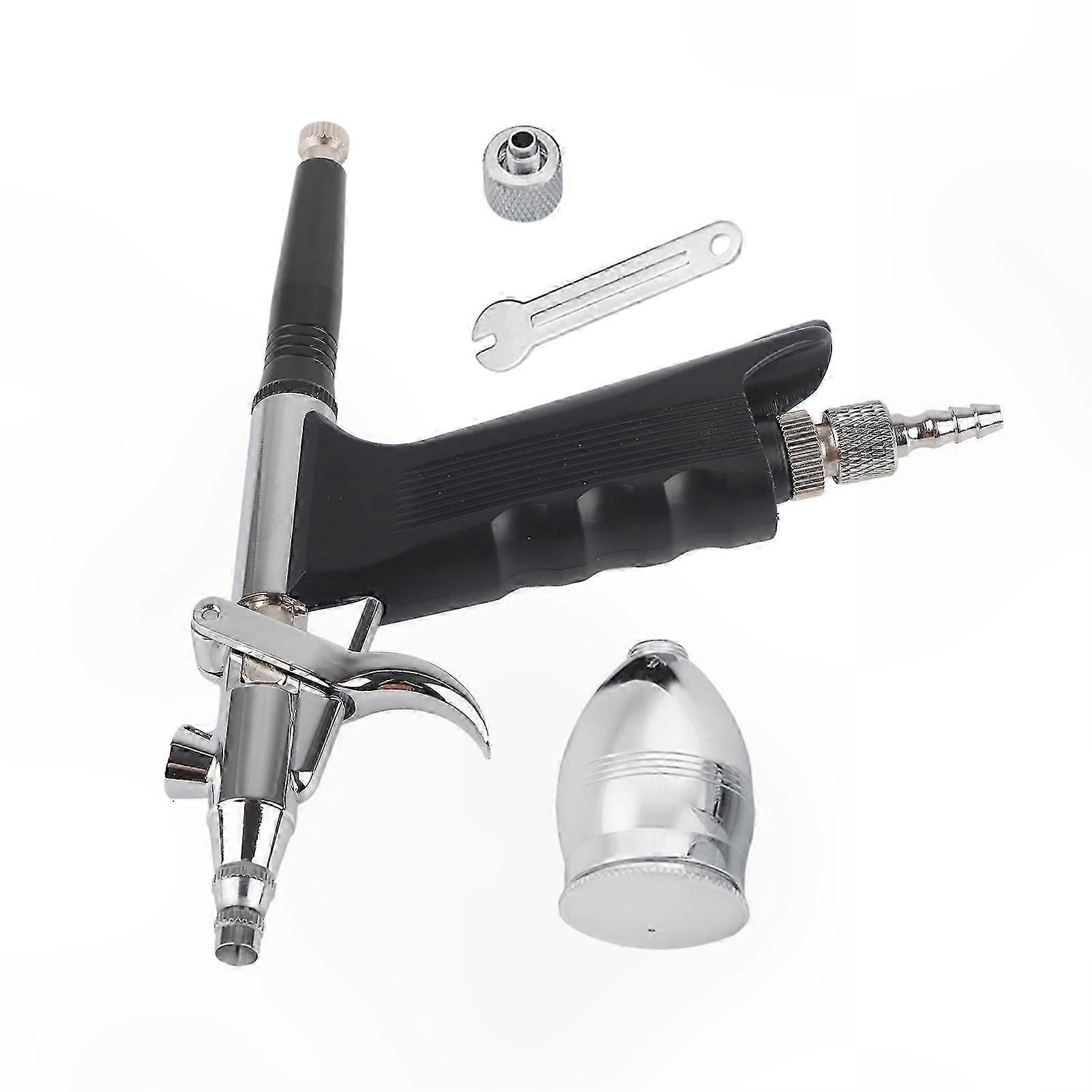 Dual Action Gravity Feed Airbrush Kit with 0.5mm Nozzle for Painting and Spraying Tasks