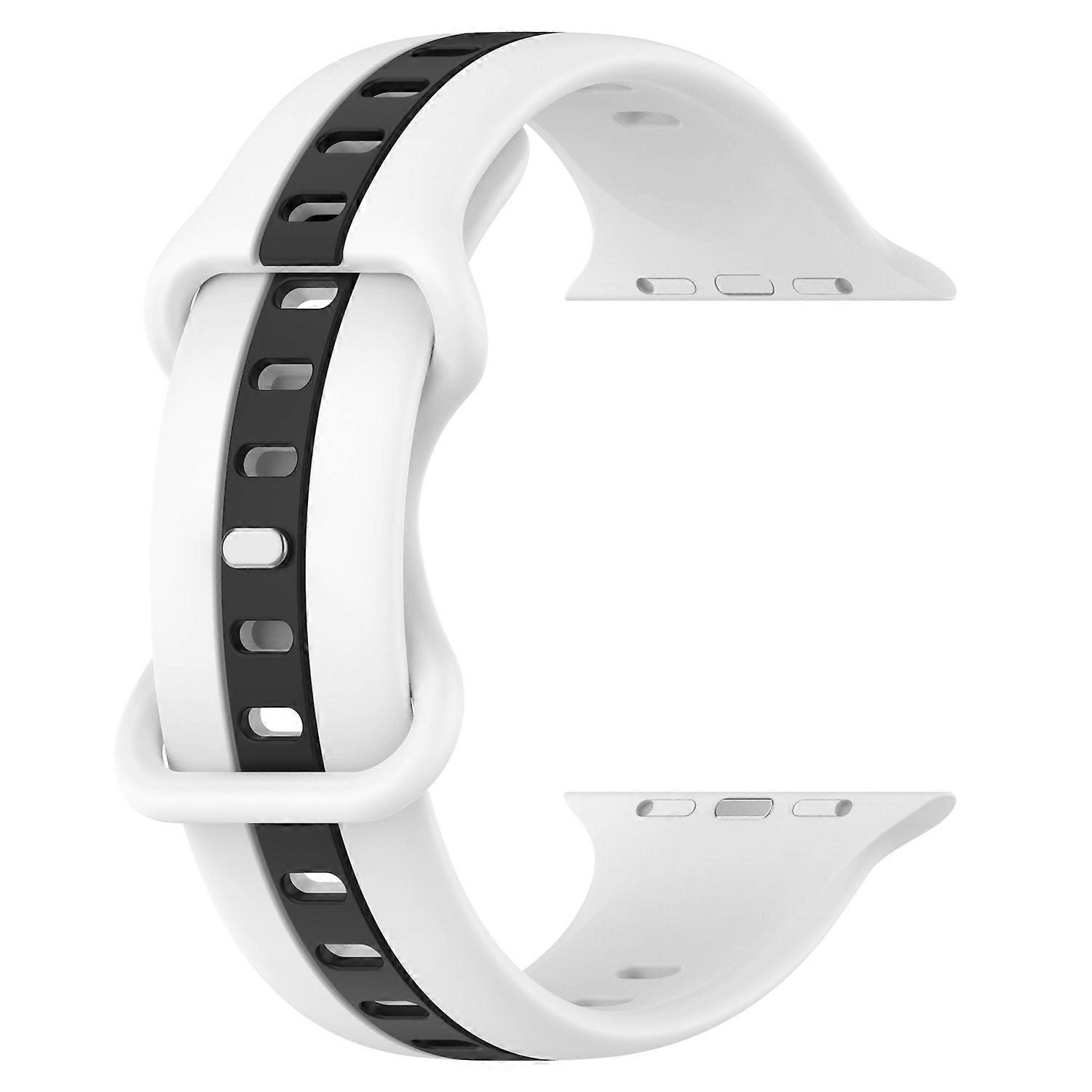 KALEBOL Dual Color Silicone Strap for Apple Watch Series 10 Ultra 9 8 7 SE 6 5 4 3 2 1 46mm 49mm
