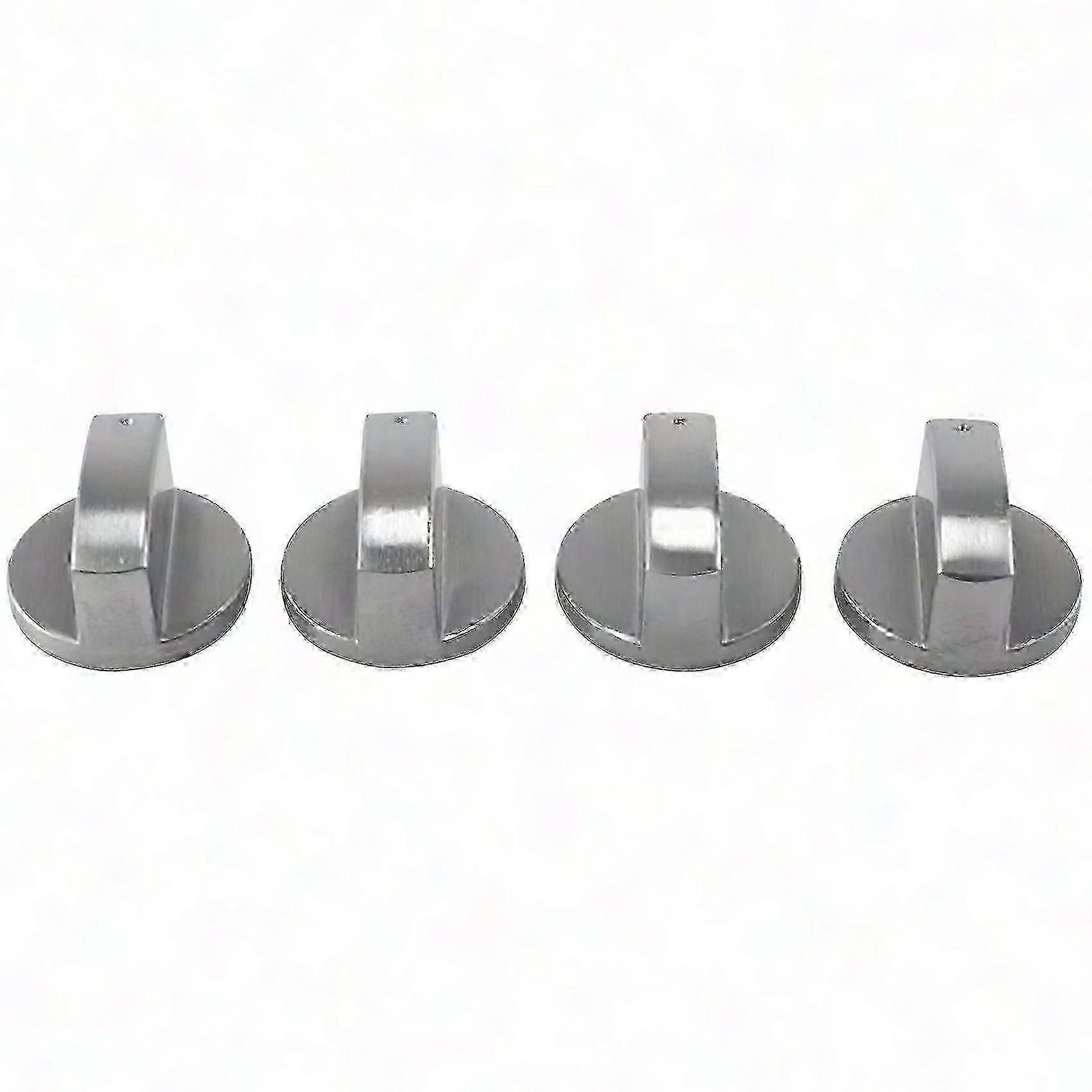 4Pcs Metal Stove Knobs for Kitchen Cooker Control Replacement