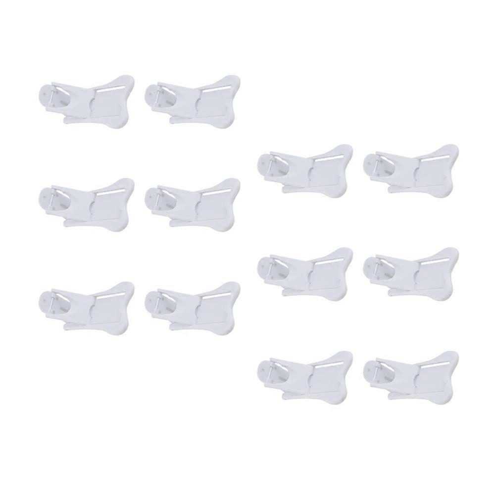 Safety Lock for Windows 1 Set 12Pcs Multifunctional Design for Child Safety in Homes Using Durable White Abs Material