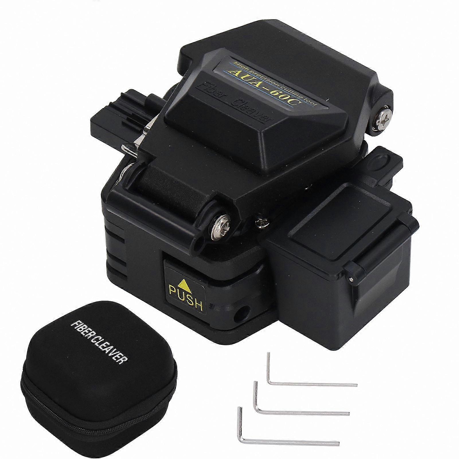 Optical Fiber Cleaver Tool Kit with Waste Box for Cable Cutting and Splicing