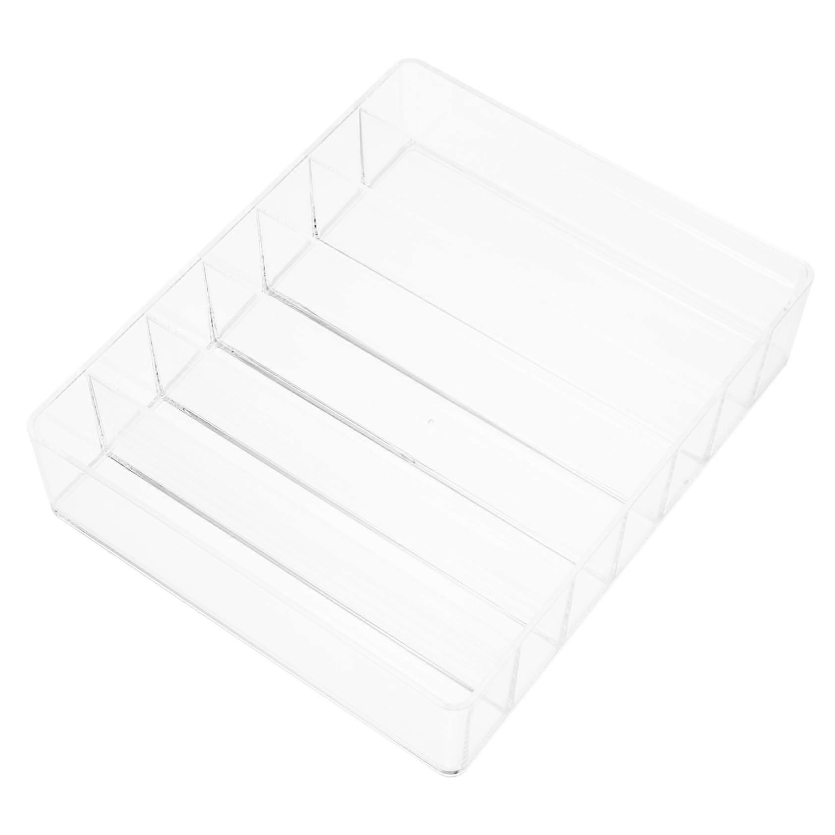 Transparent Eyeshadow Organizer Clear Multi-Functional Makeup Holder for Vanity Desktop Countertop Cosmetic Storage