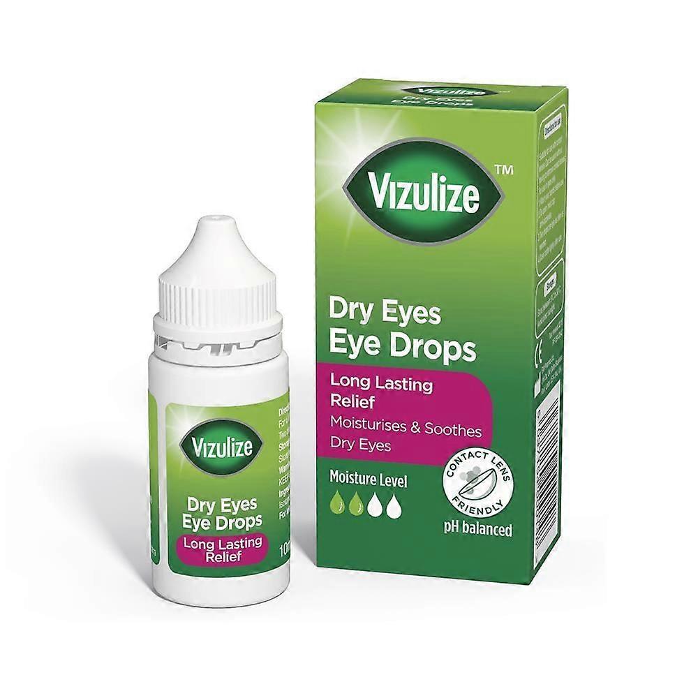 Vizulize Dry Eye Drops 10ml - 3 Pack