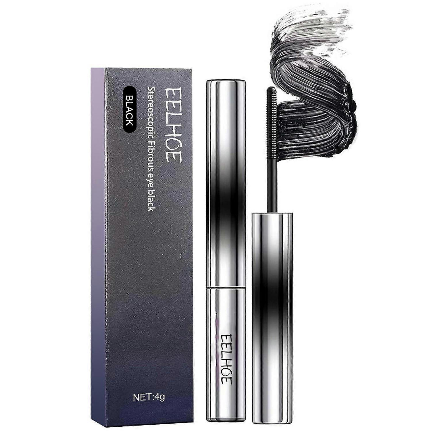 1-6stk EELHOE 4g vandtæt langtidsholdbar mascara naturlig volumengivende forlængelse for øjenvipper forbedring