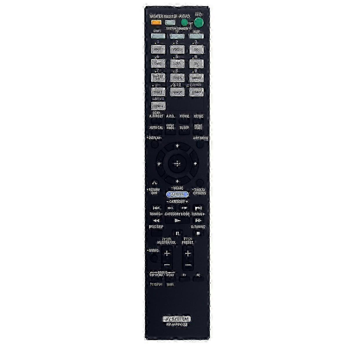 Replacement Remote Control Compatible with Sony STR-DH800 AV Receiver