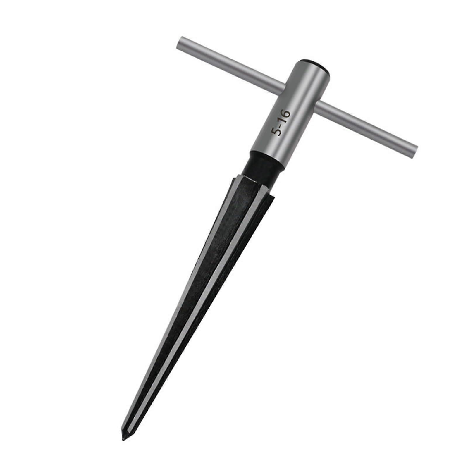 Hand Taper Reamer 3-13mm with 5-16mm Opening Countersunk Head for Wood Metal Drilling and Tapered Chamfering Tool