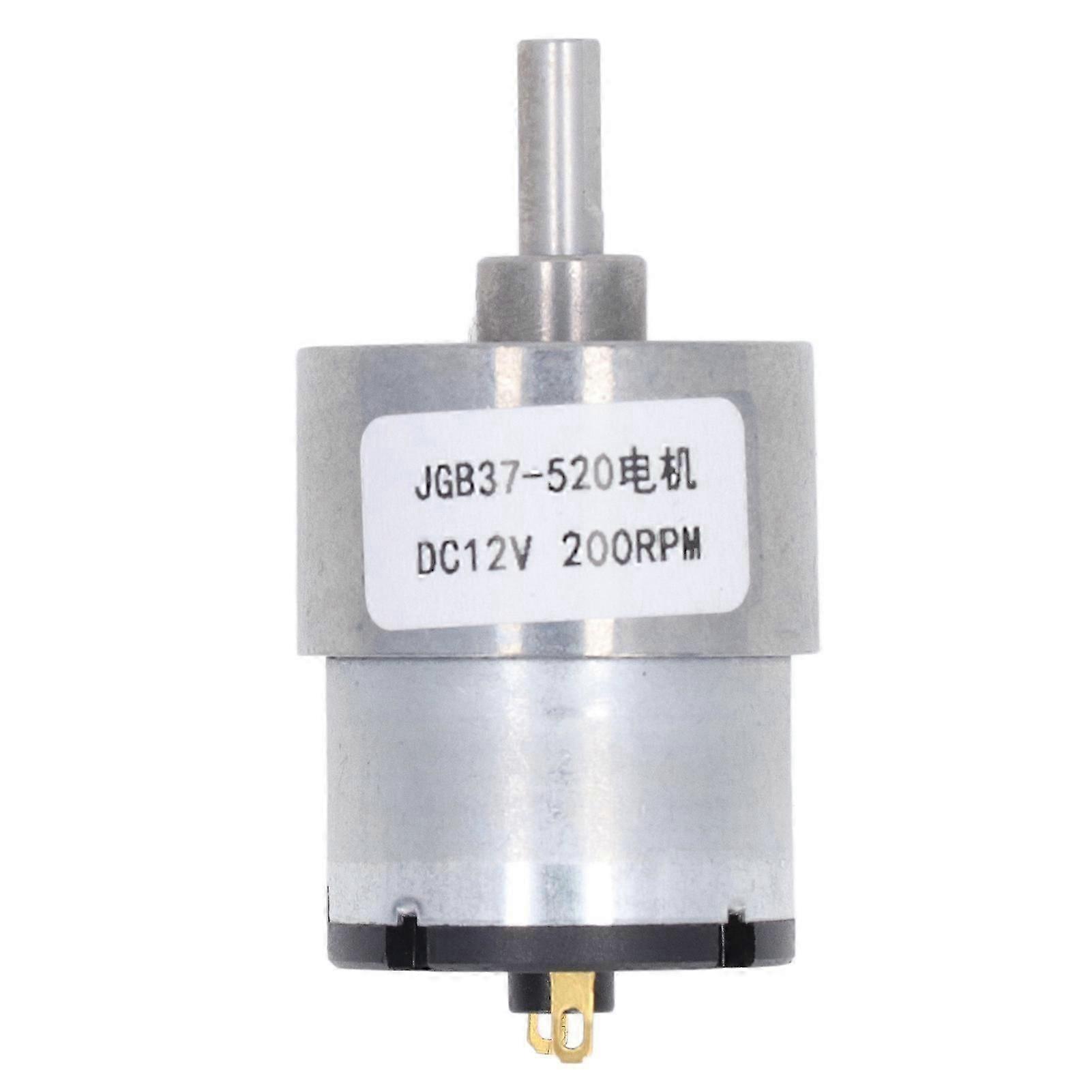 Gear Motor DC 12V Speed Reduction Geared Motor with Hall Encoder for Robot Equipment 200RPM
