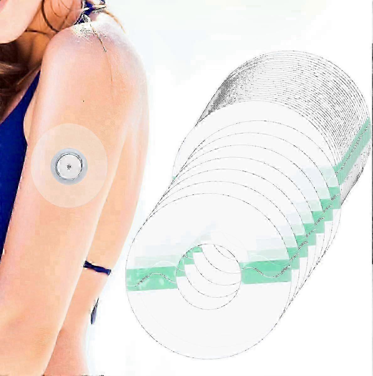60 Packs Waterproof Sensor Covers For Freestyle Libre 2 Diabetes Monitoring Device Protection(Excluding sensors)