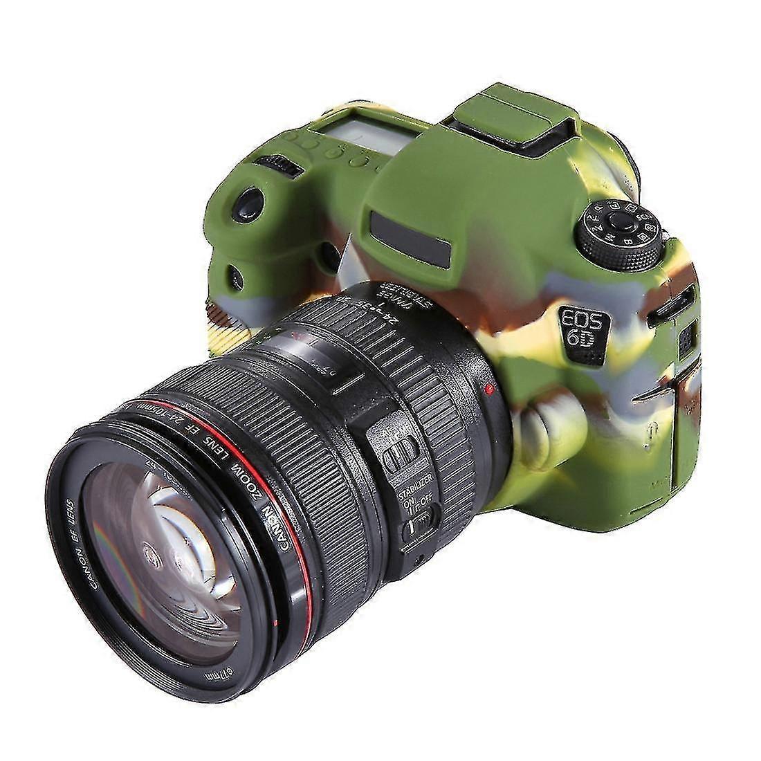 Puluz Soft Silicone Protective Case compatible with Canon Eos 6d