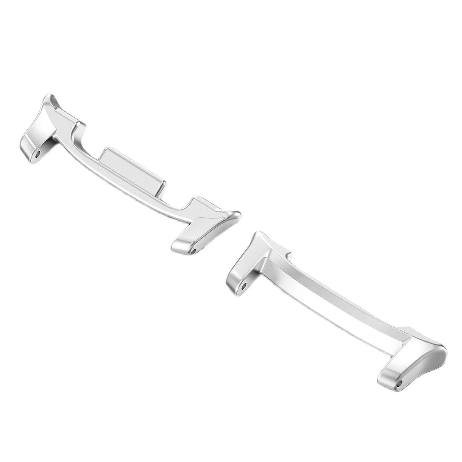 Heavy Duty Smartwatch Straps Wristband Metal Connectors Link Attachment Adapter Easy to Install for Watch 8 Device 2pcs Silver