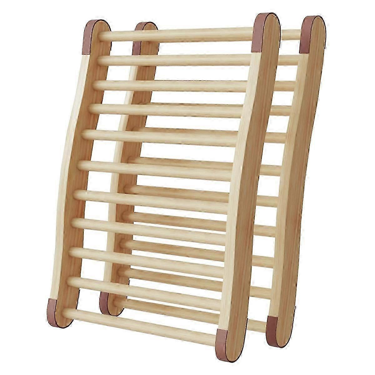 Slip-resistant sauna backrest 2 pack wooden accessories