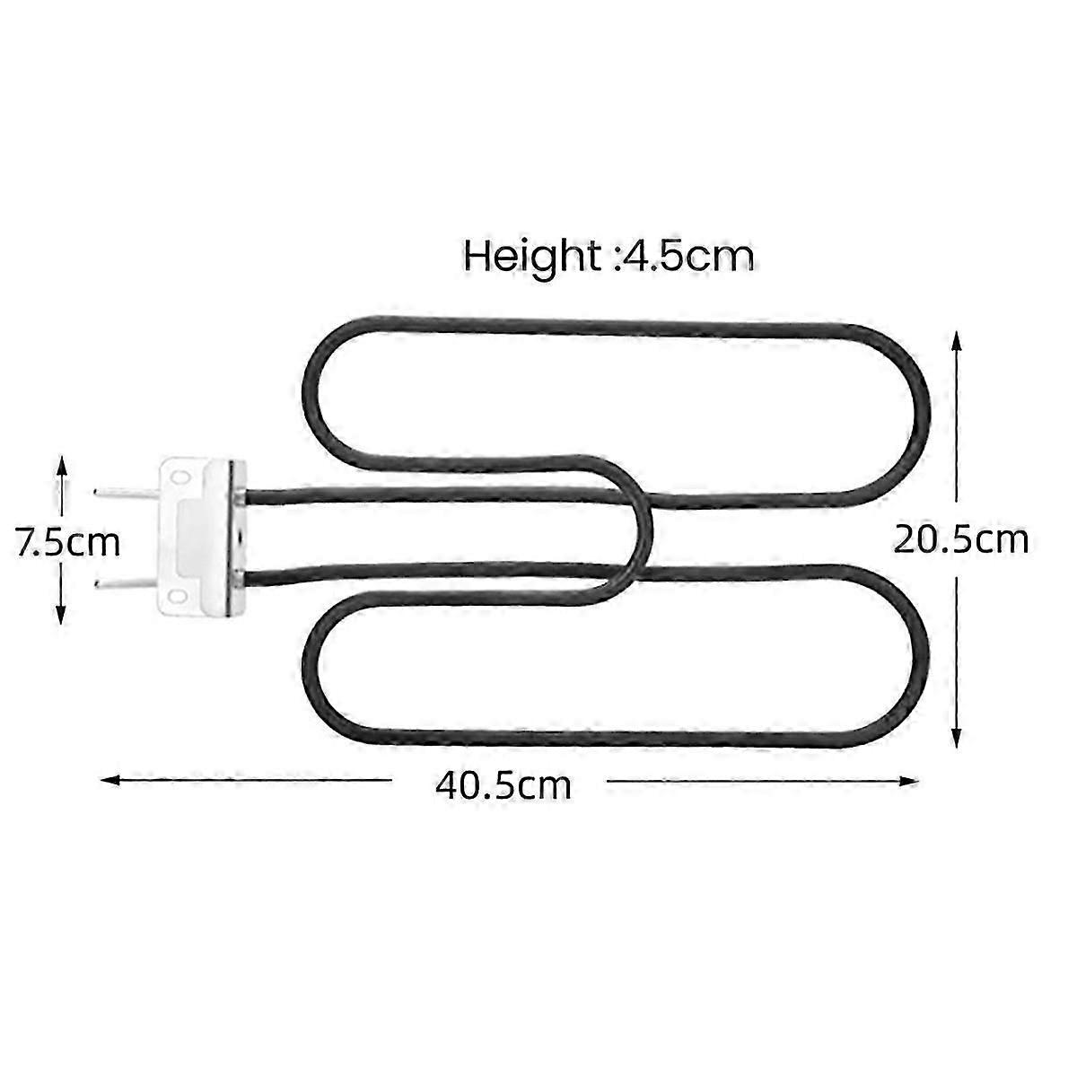 For Weber 66631 Heating Elements Barbecue Grill Heating Pipe,EU Plug