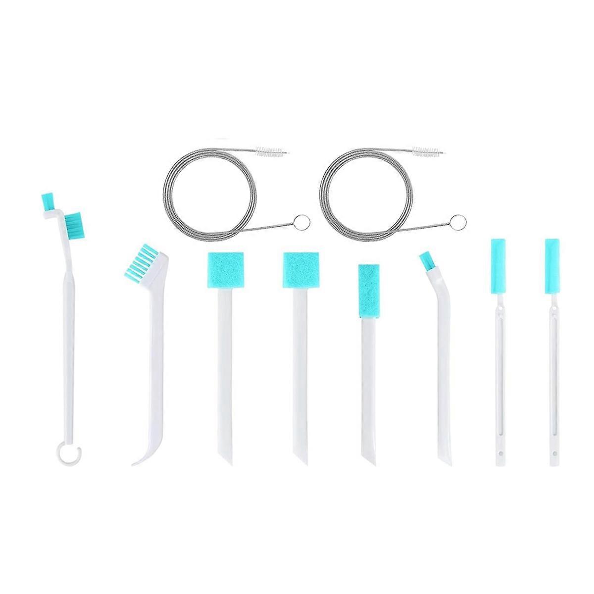 Ice Maker Cleaning Brush Set 2pc Brush & Machine Cleaner, 8pc Crevice Tools,Essential Kit for Maintenance